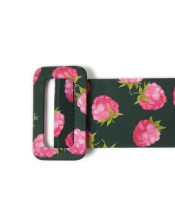 Medium BeltLampone Mini Emerald in Light Faille