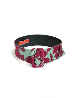 Medium BeltLilium Purple in Light Faille