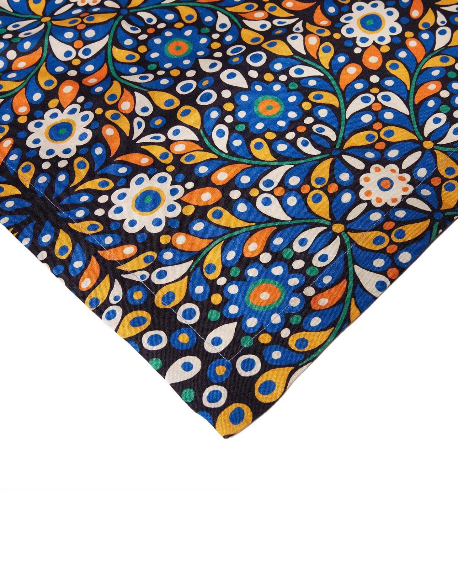 Medium RunnerConfetti Blu in Linen