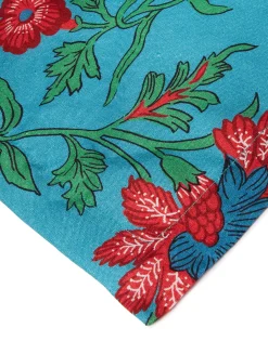 Medium RunnerDragonflower Turchese in Linen