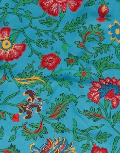 Medium RunnerDragonflower Turchese in Linen