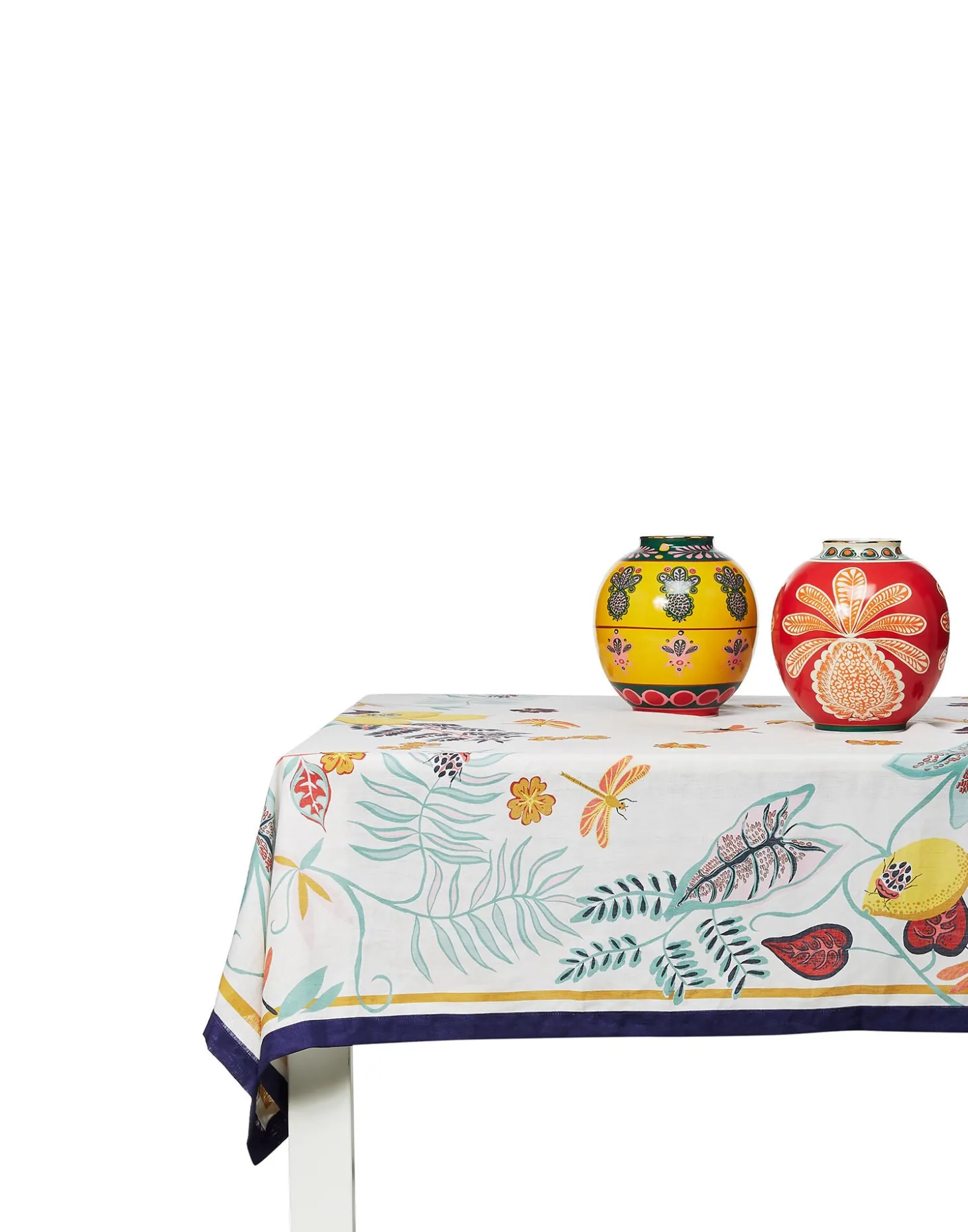 Medium TableclothBotanical (Placée) in Linen