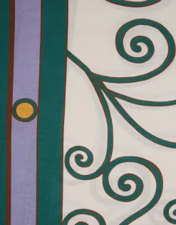 Medium TableclothCortile Lilac in Linen