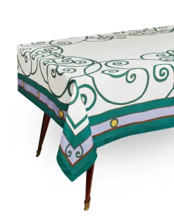 Medium TableclothCortile Lilac in Linen