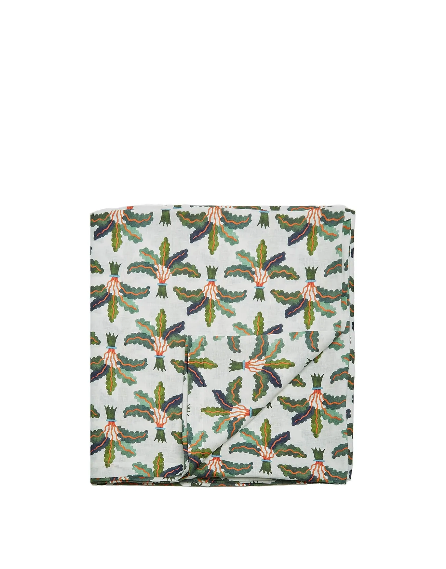 Medium TableclothLinen Palms in Linen