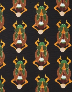 Milano Mini CapeScarab Black in Cady Wool