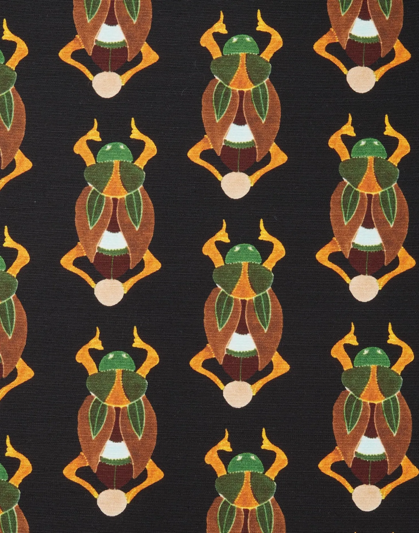 Milano Mini CapeScarab Black in Cady Wool