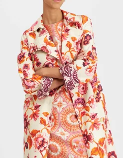 Milano Trench CoatHottie Cream in Cotton Gabardine