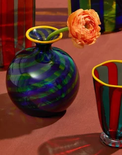 Mini Ciccio VaseBlue in Murano Glass