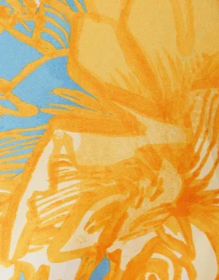 Mini Magnifico DressAnemone Orange in Silk Twill