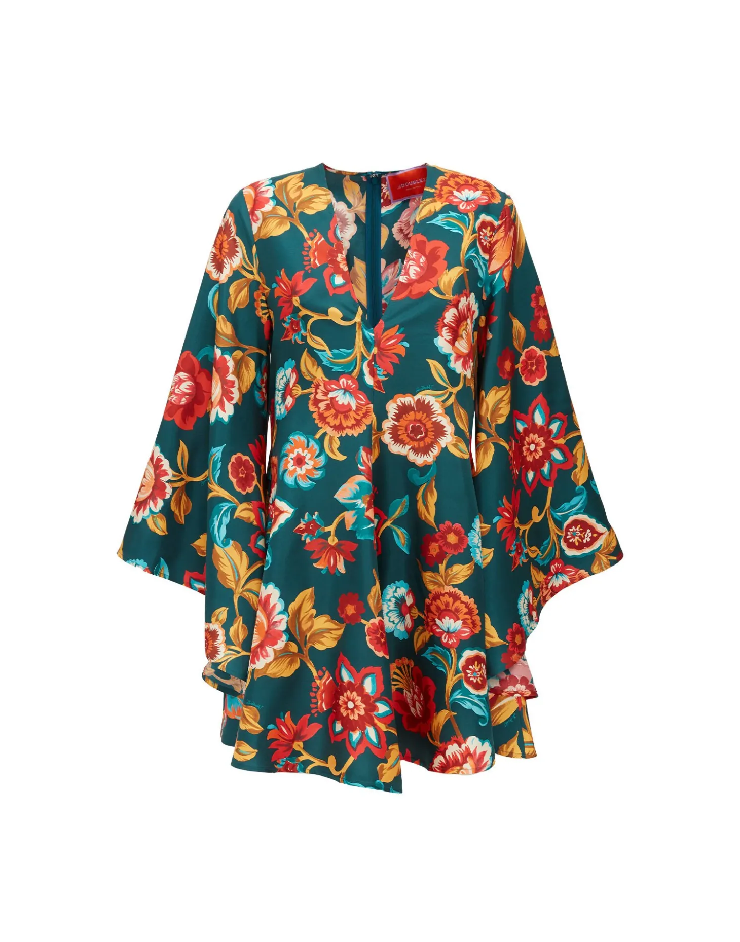 Mini Magnifico DressHottie Emerald in Silk Twill