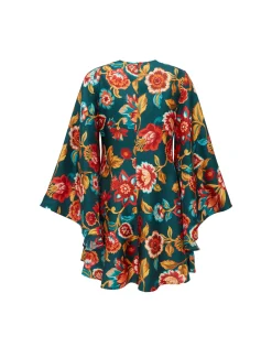 Mini Magnifico DressHottie Emerald in Silk Twill