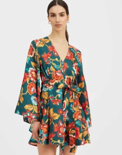 Mini Magnifico DressHottie Emerald in Silk Twill