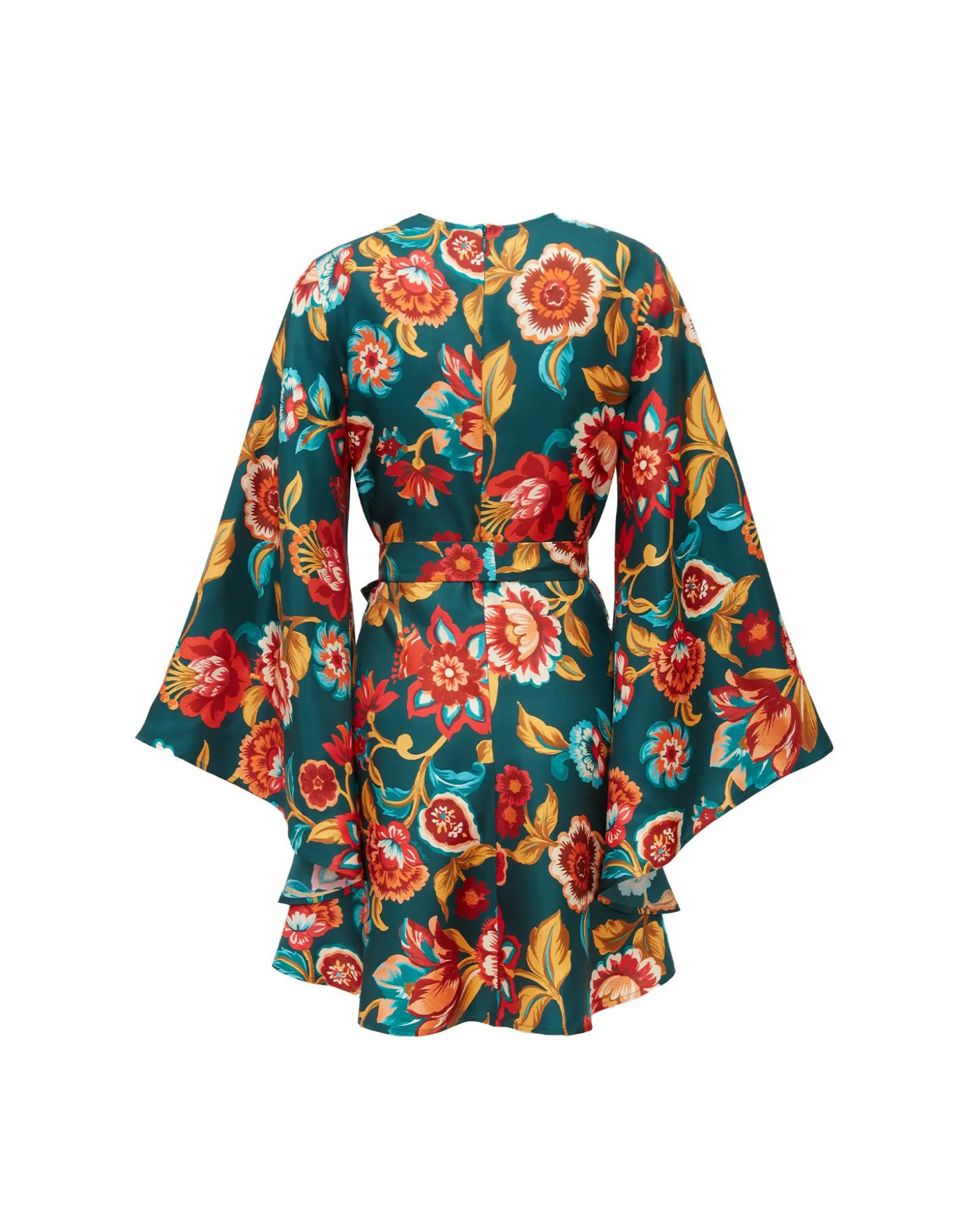 Mini Magnifico DressHottie Emerald in Silk Twill