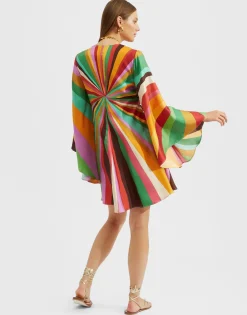 Mini Magnifico DressRainbow in Twill Silk