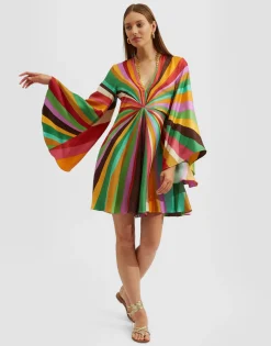 Mini Magnifico DressRainbow in Twill Silk