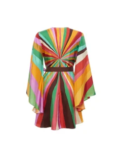 Mini Magnifico DressRainbow in Twill Silk