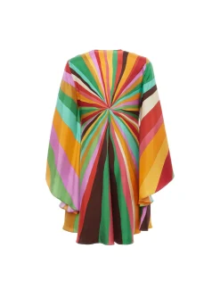 Mini Magnifico DressRainbow in Twill Silk