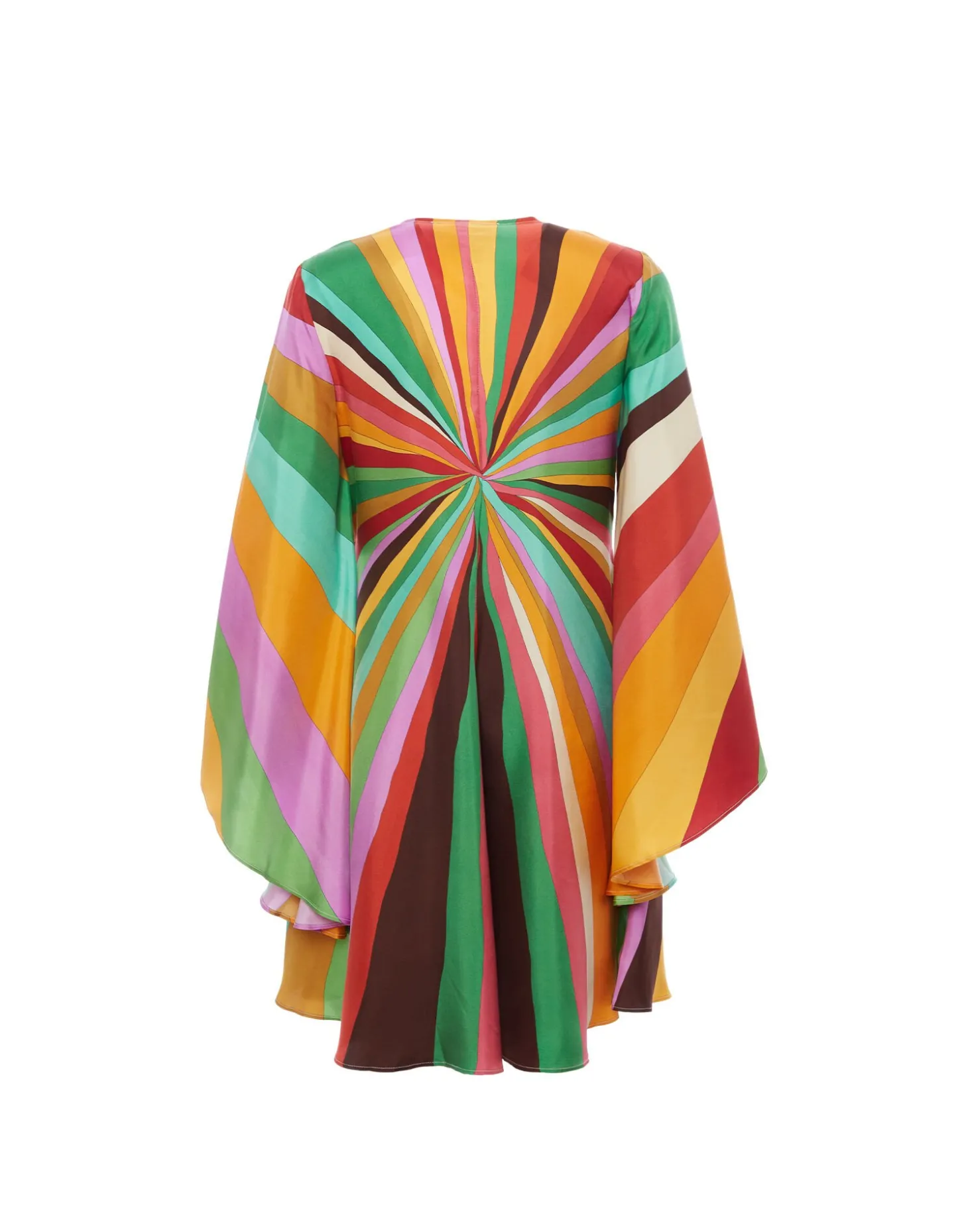 Mini Magnifico DressRainbow in Twill Silk