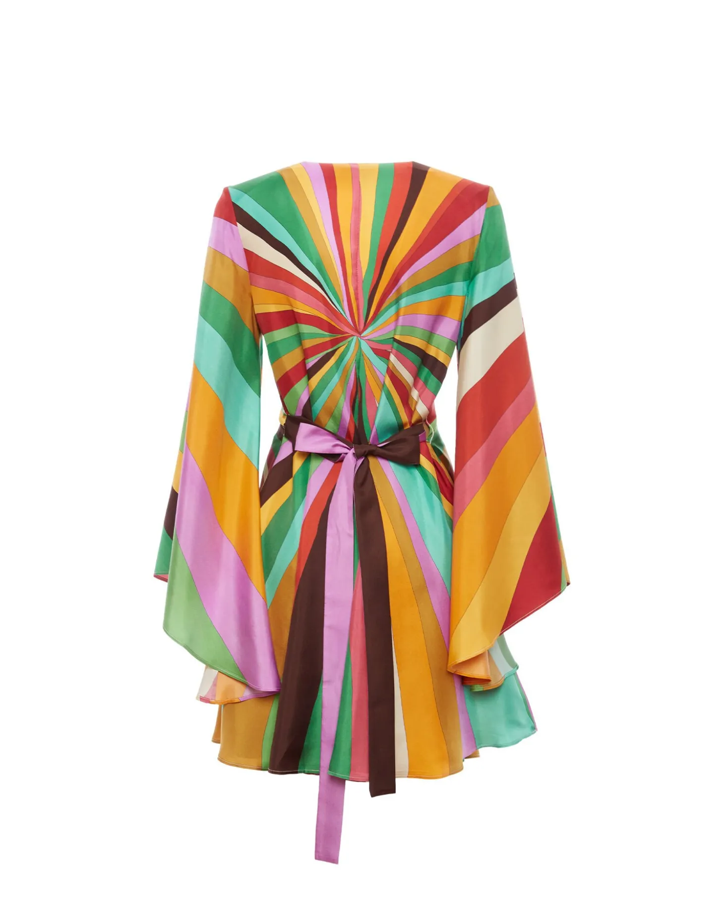 Mini Magnifico DressRainbow in Twill Silk