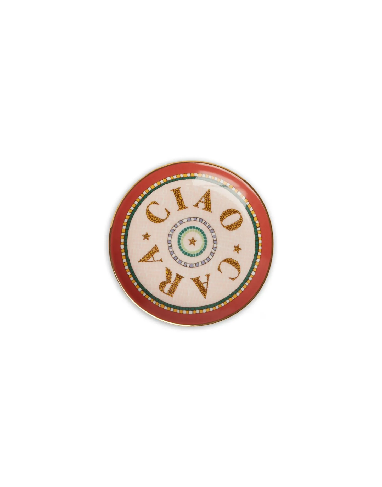 Mini PlateCiao Cara in Porcelain