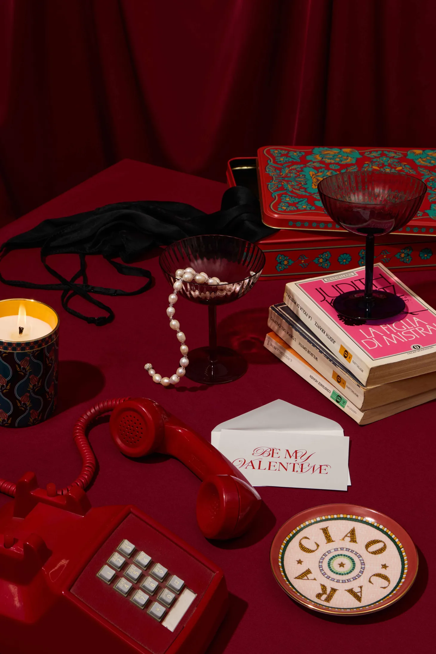 Mini PlateCiao Cara in Porcelain