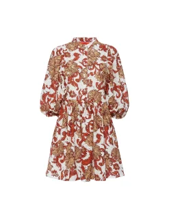 Mini Portofino DressReef White in Printed Lace