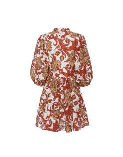 Mini Portofino DressReef White in Printed Lace