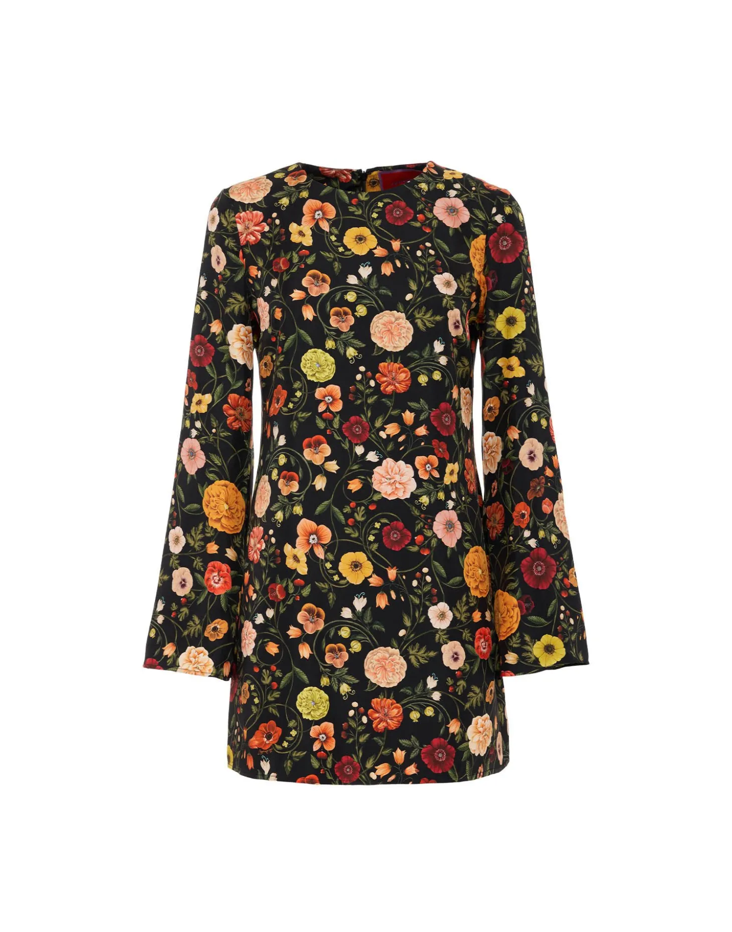 Mini Supreme Swing DressBotticelli Black in Silk Twill