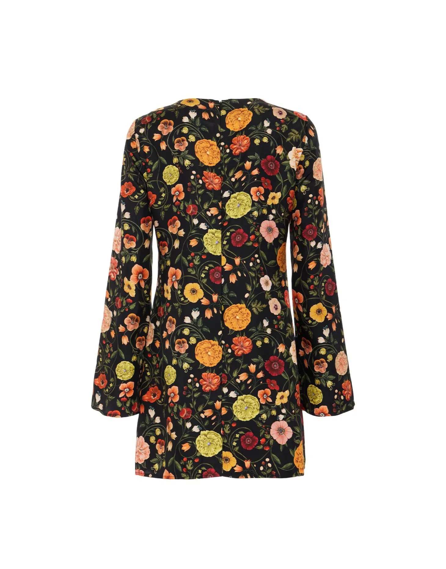 Mini Supreme Swing DressBotticelli Black in Silk Twill