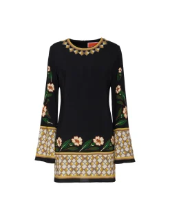 Mini Supreme Swing DressDazed Plac&eacute;e Black in Sable