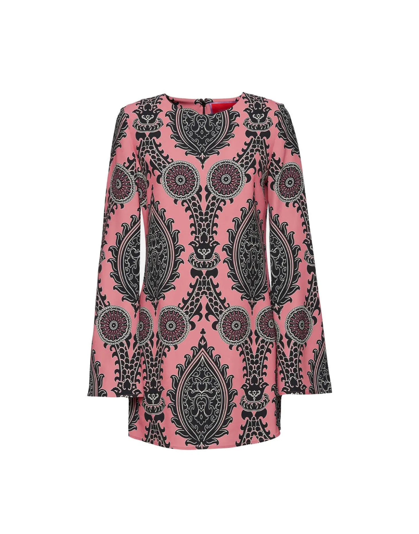 Mini Supremes Swing DressOltrarno Pink in Sablé Satin