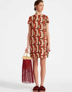 Mini Swing DressPrometheus Pale Pink in Silk Twill