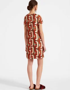 Mini Swing DressPrometheus Pale Pink in Silk Twill