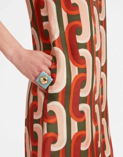 Mini Swing DressPrometheus Pale Pink in Silk Twill