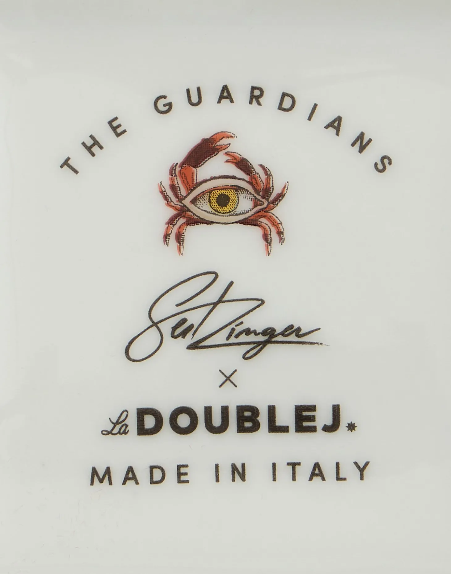 Mini Trinket TrayThe Keys Bordeaux in Porcelain