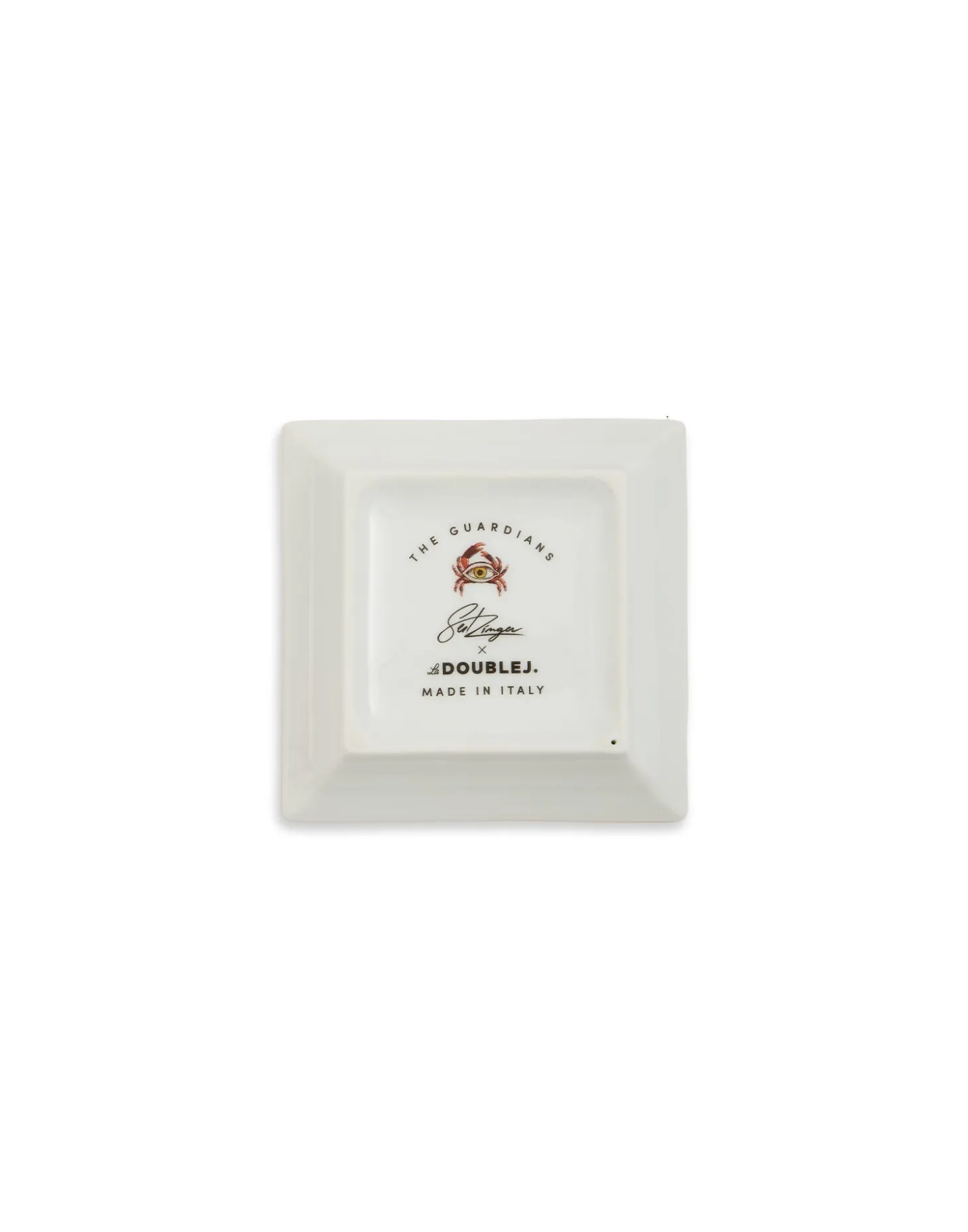 Mini Trinket TrayThe Keys Bordeaux in Porcelain