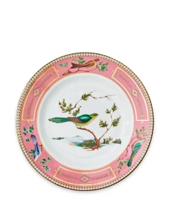 Miniscalchi Soup & Dinner Plate Set18k Gold Antique Miniscalchi in Porcelain