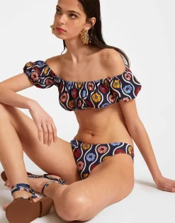 Mirage TopWhitsun Mini Blue in Piquet Lycra