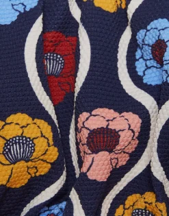 Mirage TopWhitsun Mini Blue in Piquet Lycra