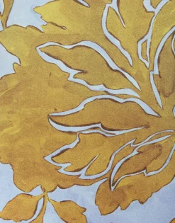 Muumuu Dress Round NeckTangle Light Blue in Silk Twill