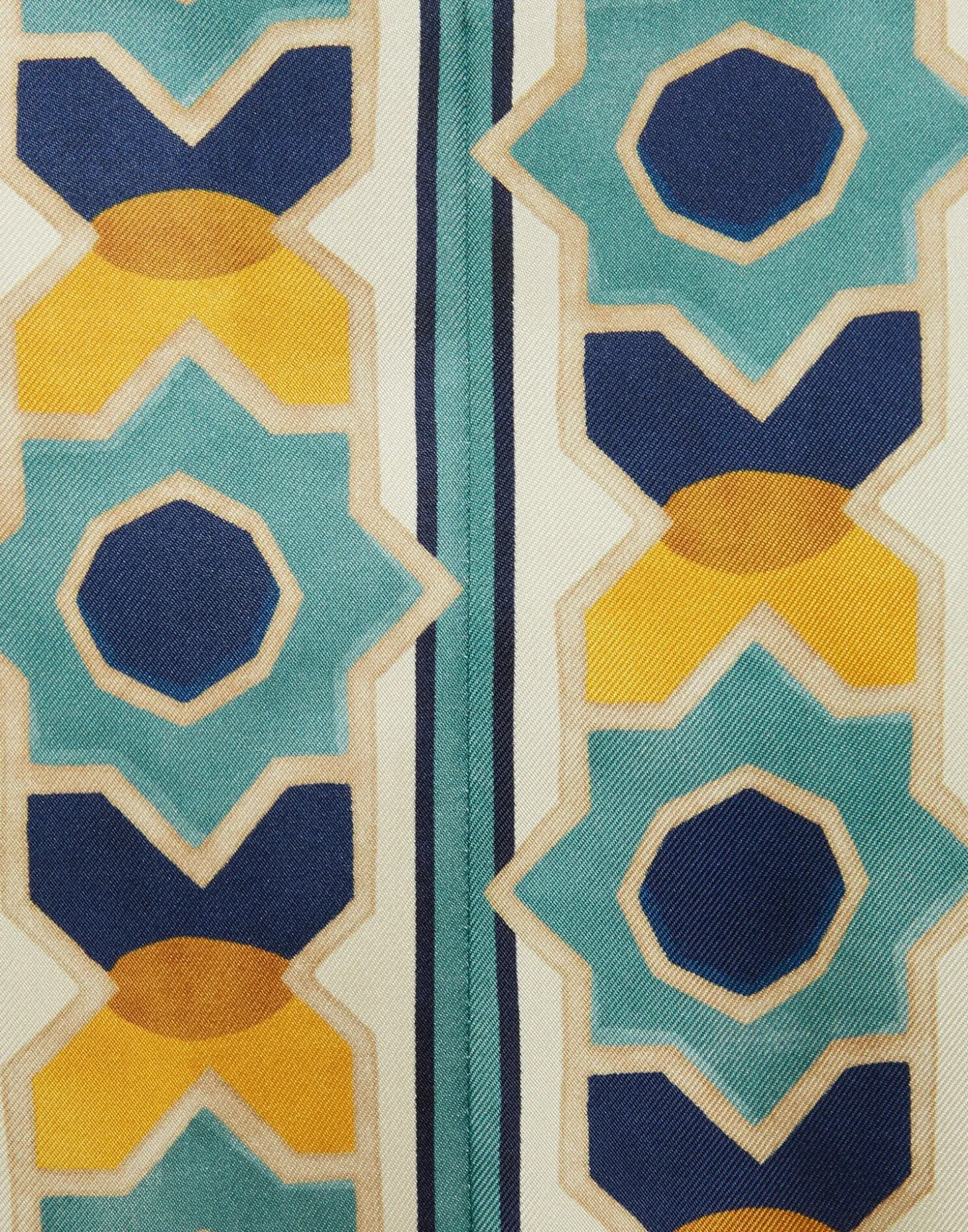 Muumuu DressCasareale Small Placèe Cream in Silk Twill