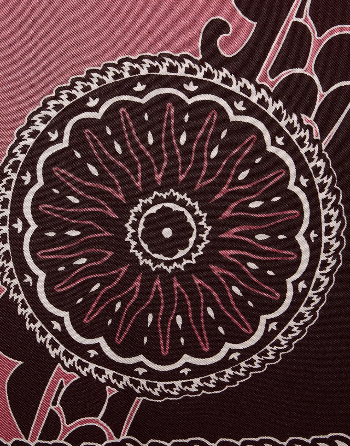 Muumuu DressOltrarno Placée Pink in Silk Twill