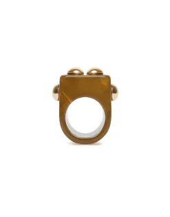 Nefertiti RingSolid Camouflage in Acrylic Resin