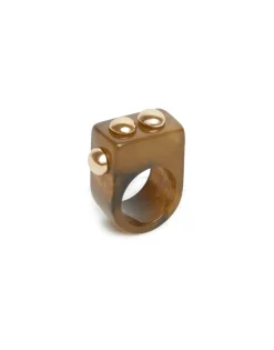 Nefertiti RingSolid Camouflage in Acrylic Resin