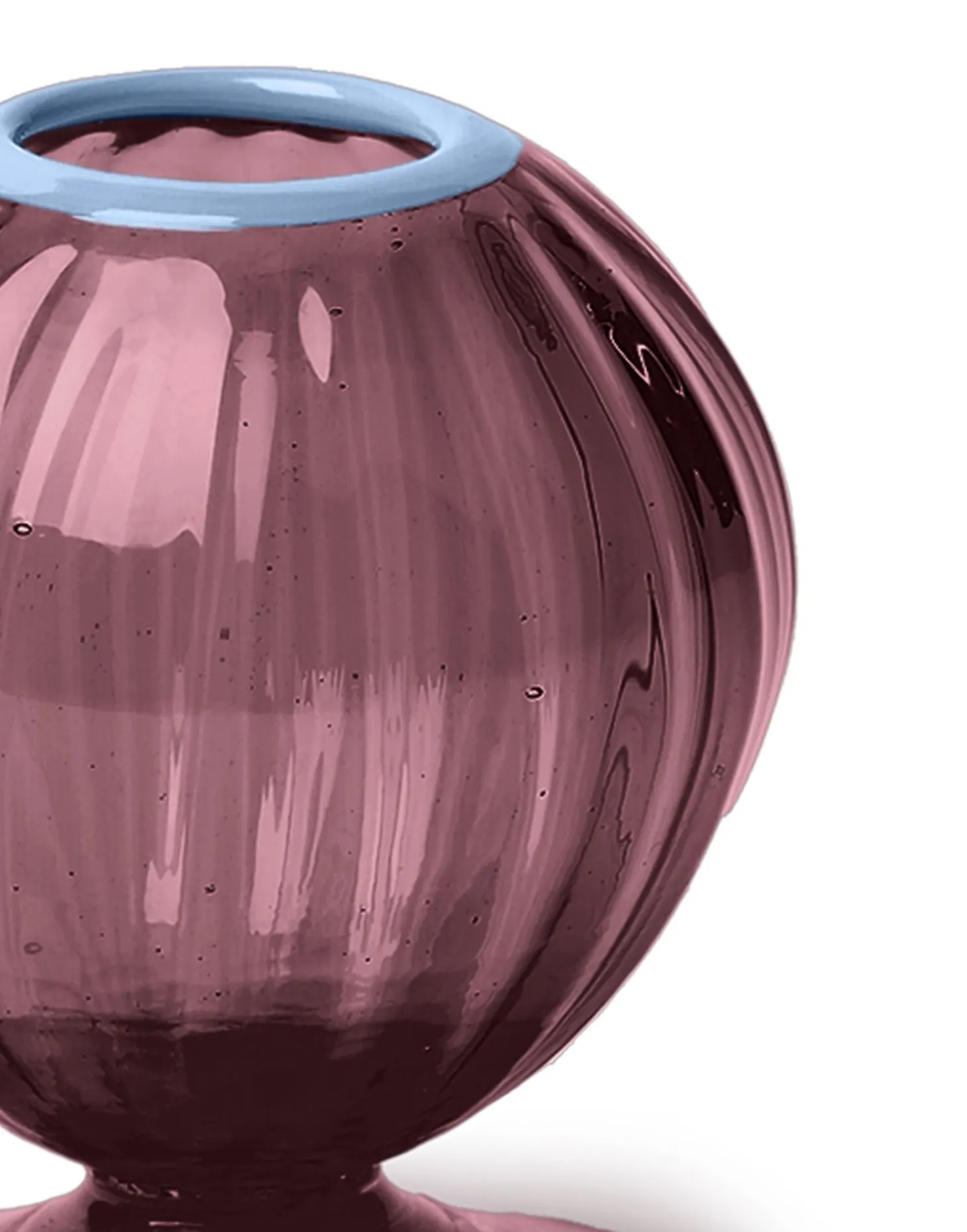 Onion VaseViolet in Murano Glass