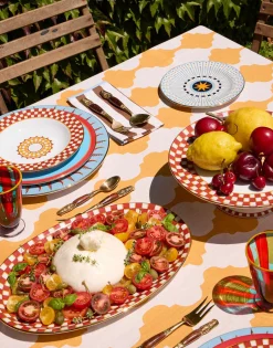 Oval PlatterApollo Brick in Porcelain