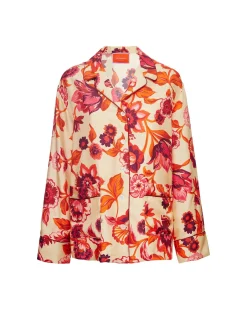 Pajama ShirtHottie Cream in Silk Twill