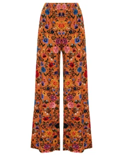 Palazzo PantsBotticelli Rust in Velvet Stretch