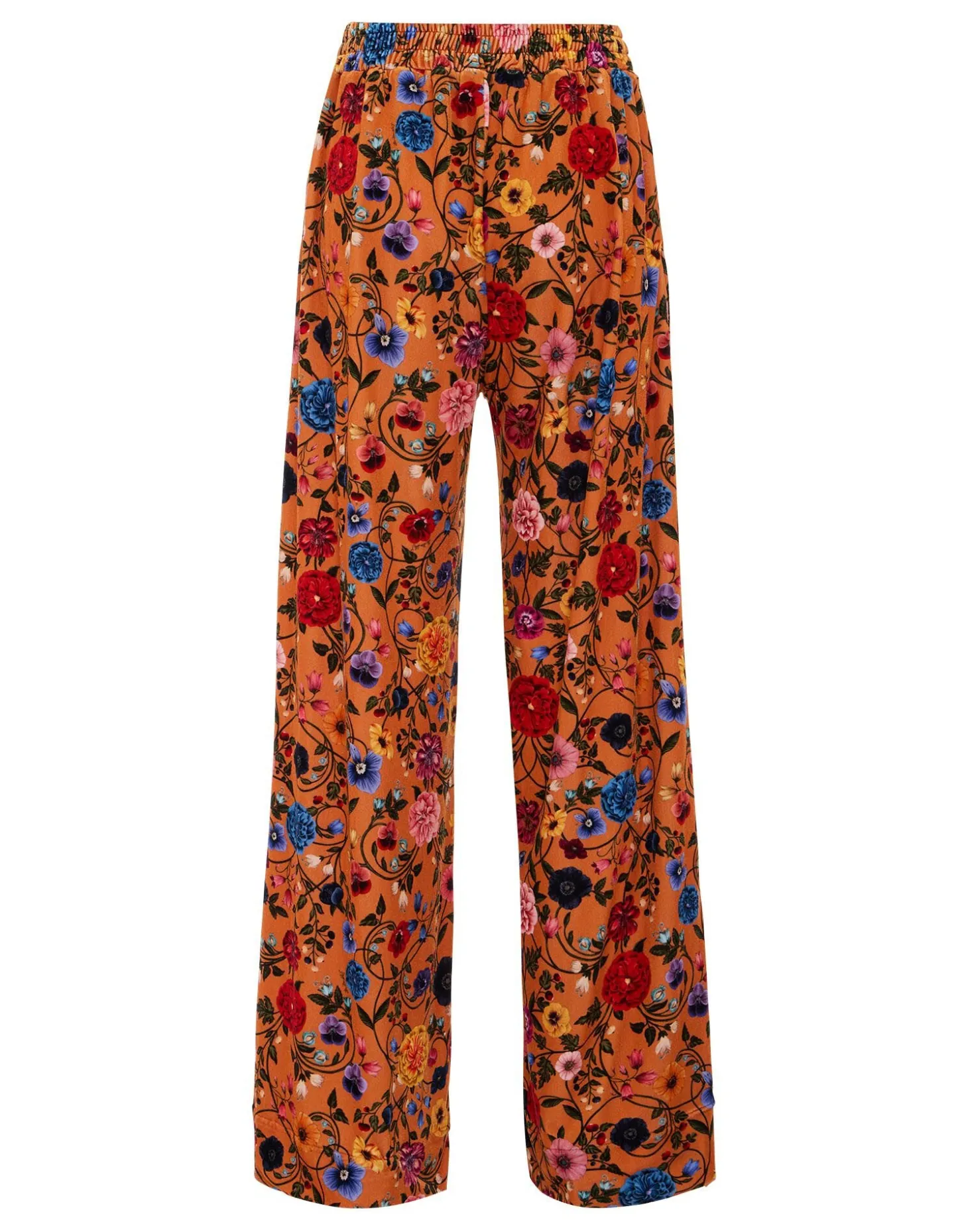 Palazzo PantsBotticelli Rust in Velvet Stretch